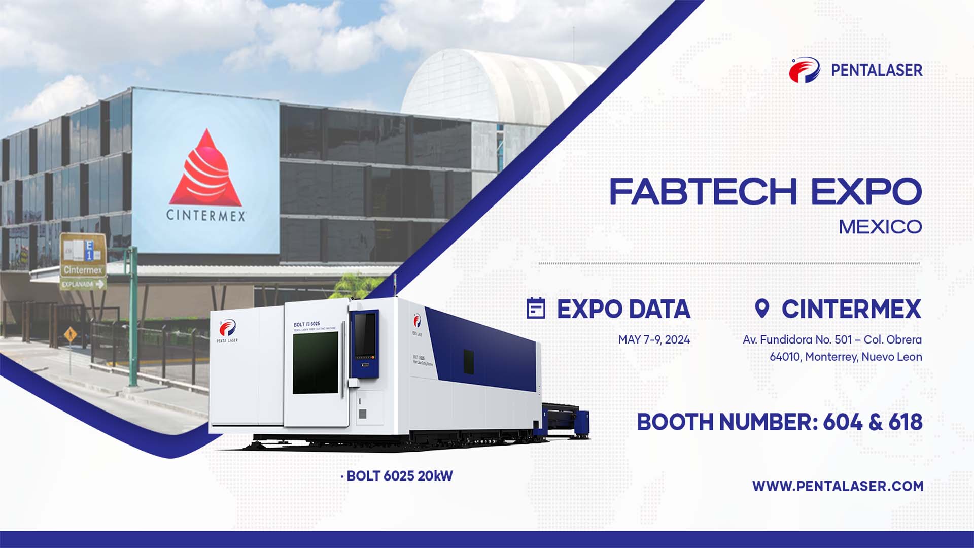 Penta Laser는 Fabtech Mexico 전시회에서 빛을 발하며 고급 레이저 커팅 기술의 새로운 높이를 보여줍니다.
